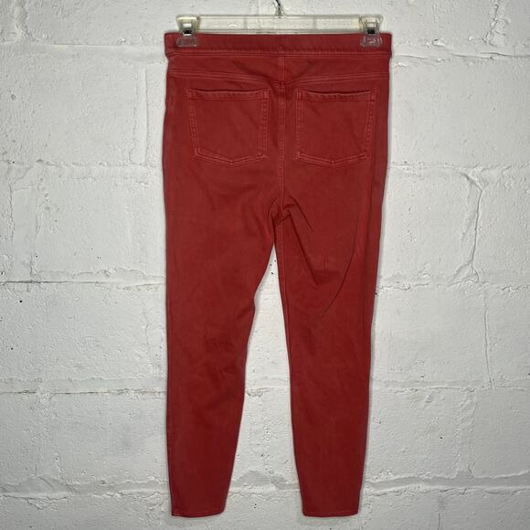 Spanx Women's Slimming Rust Bronzer Jeanish Pull On Skinny Leggings Size Large - Picture 3 of 9